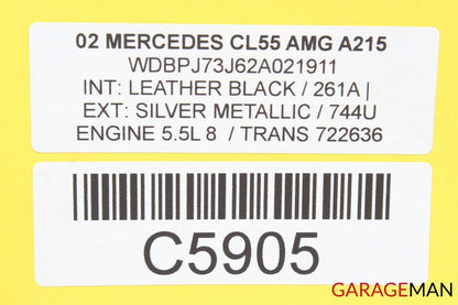 00-06 Mercedes W215 CL500 CL600 Front Right Side Seat Memory Control Module Q2
