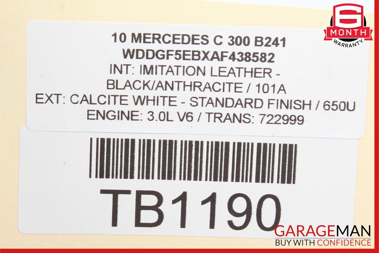 08-14 Mercedes W204 C300 C350 Front Right Side Curved Wishbone Control Arm OEM
