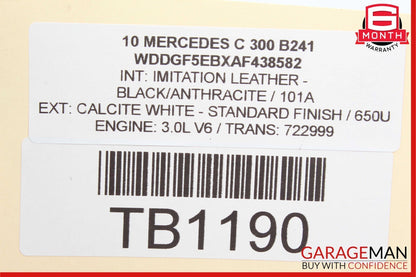 08-14 Mercedes W204 C300 C350 Front Right Side Curved Wishbone Control Arm OEM