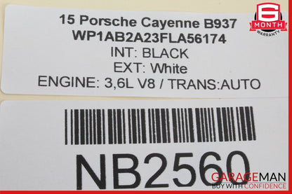 15-18 Porsche Cayenne 958 Front Left Driver Side Rear View Mirror OEM