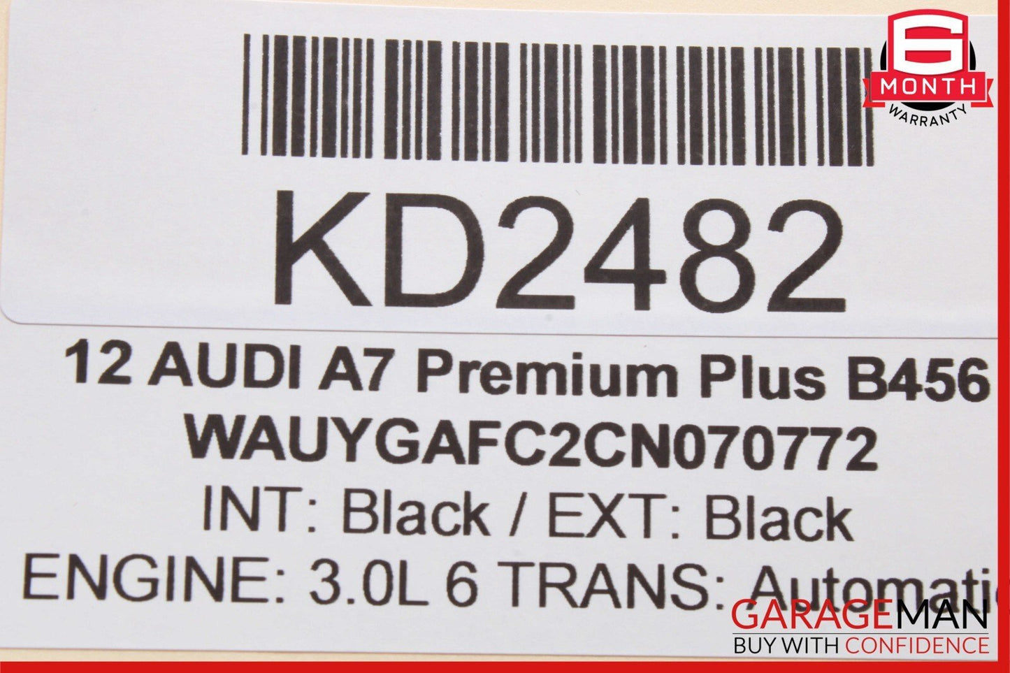 12-18 Audi A7 A6 Front Right Passenger Side Door Computer Control Module Unit