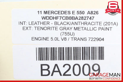 08-16 Mercedes W204 C300 C350 Front Left Driver Side Door Lock Latch Actuator