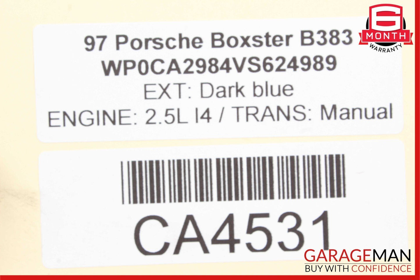 97-04 Porsche 911 Carrera Rear or Front Side Suspension Lower Outer Control Arm
