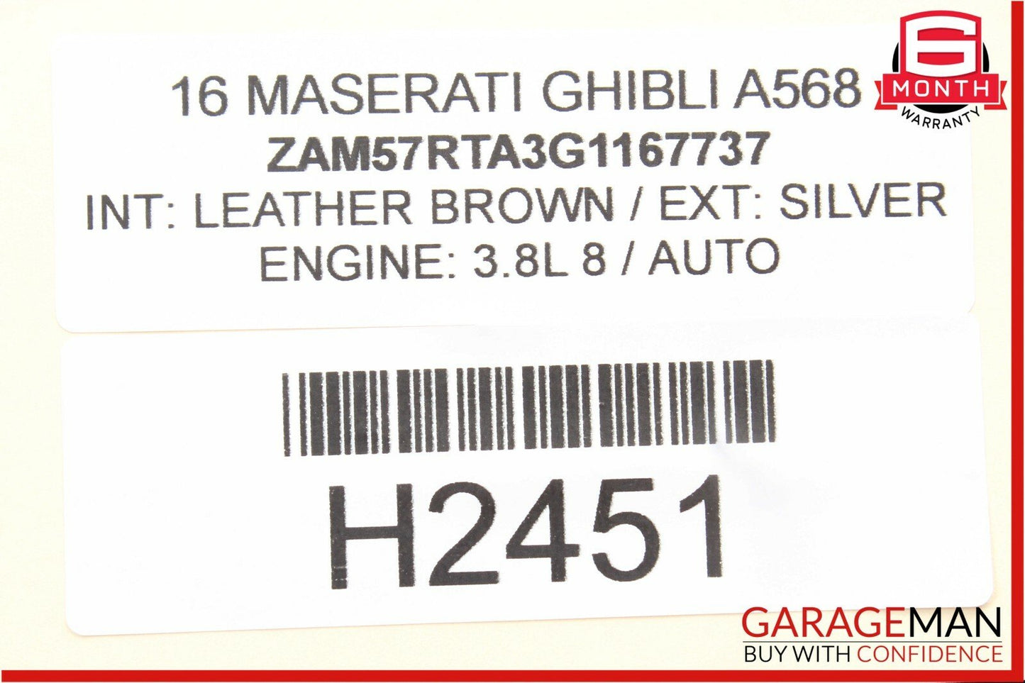 14-17 Maserati Ghibli Front Left Side Seat Adjustment Control Switch Module Unit