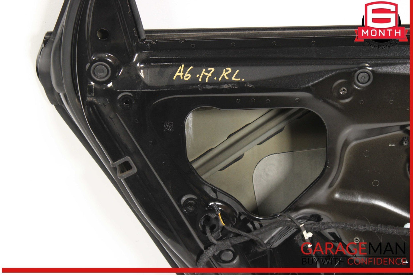12-18 Audi A6 Rear Left Driver Side Exterior Door Shell Frame Panel OEM