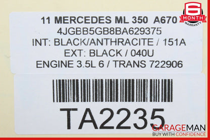06-11 Mercedes W164 ML350 Rear Right / Left Side Upper Trailing Control Arm OEM