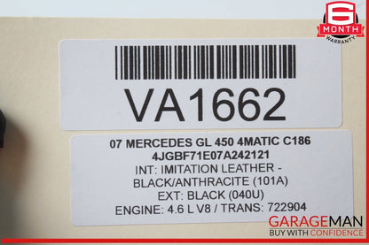 07-09 Mercedes X164 GL450 4MATIC Front Bumper Right Side Cover Grille Grill Mesh