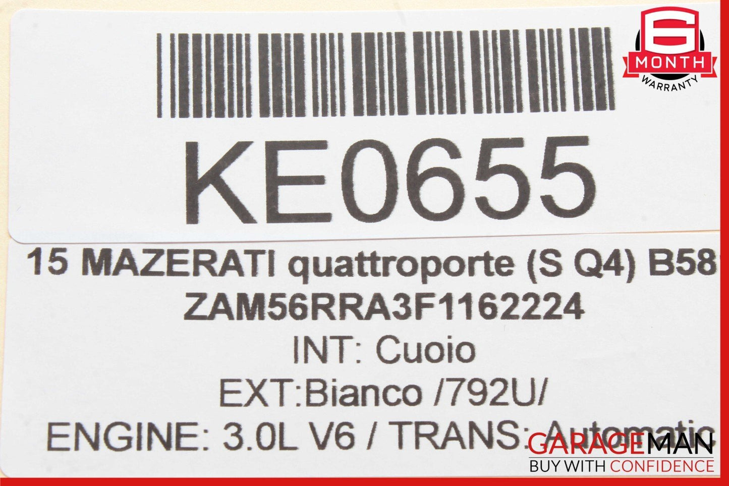 13-16 Maserati Quattroporte Right Side Touchscreen Display Control Switch Cover