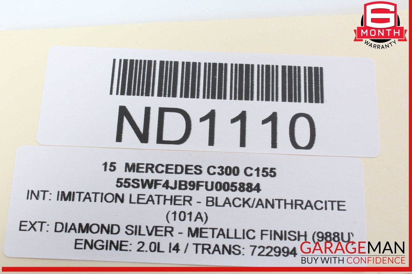 15-20 Mercedes W205 C300 C350e Rear Fuse Box Relay SAM Module Assy OEM