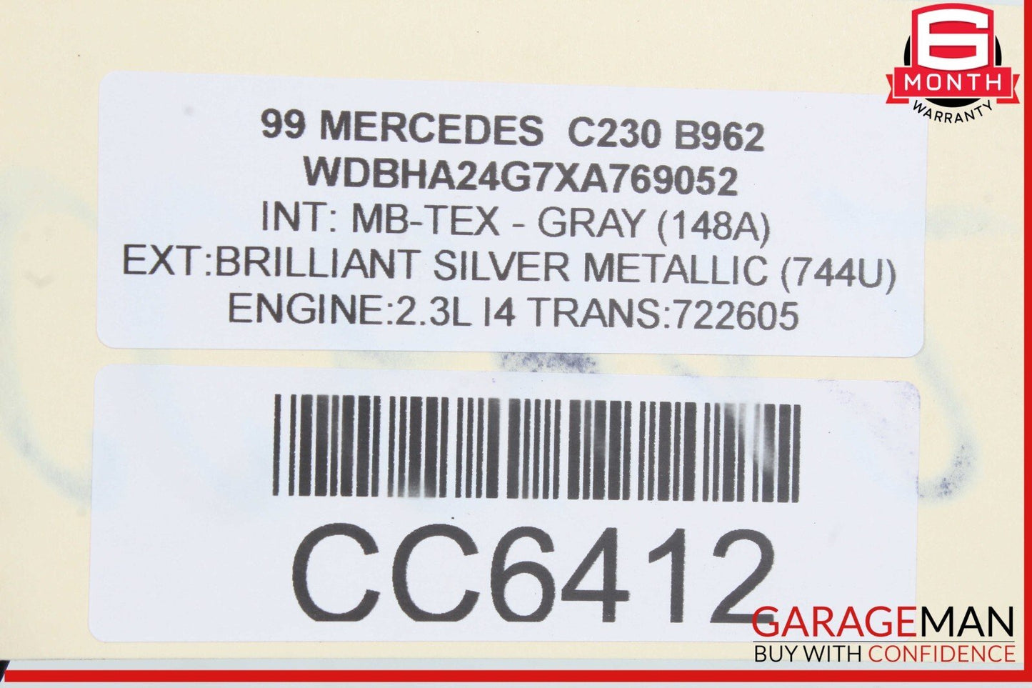 97-04 Mercedes R170 SLK230 Kompressor Intercooler Inter Cooler Radiator Assy OEM