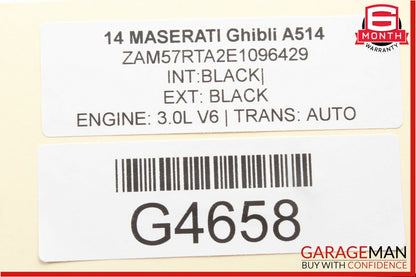 14-17 Maserati Ghibli Steering Column Control Switches Assembly 670019918 OEM