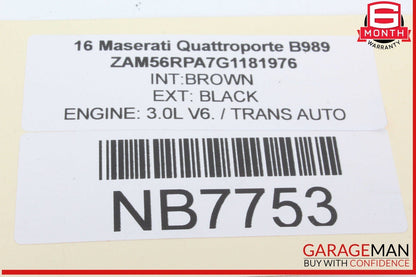 14-17 Maserati Quattroporte Rear Left Driver Side Door Lock Latch Actuator OEM