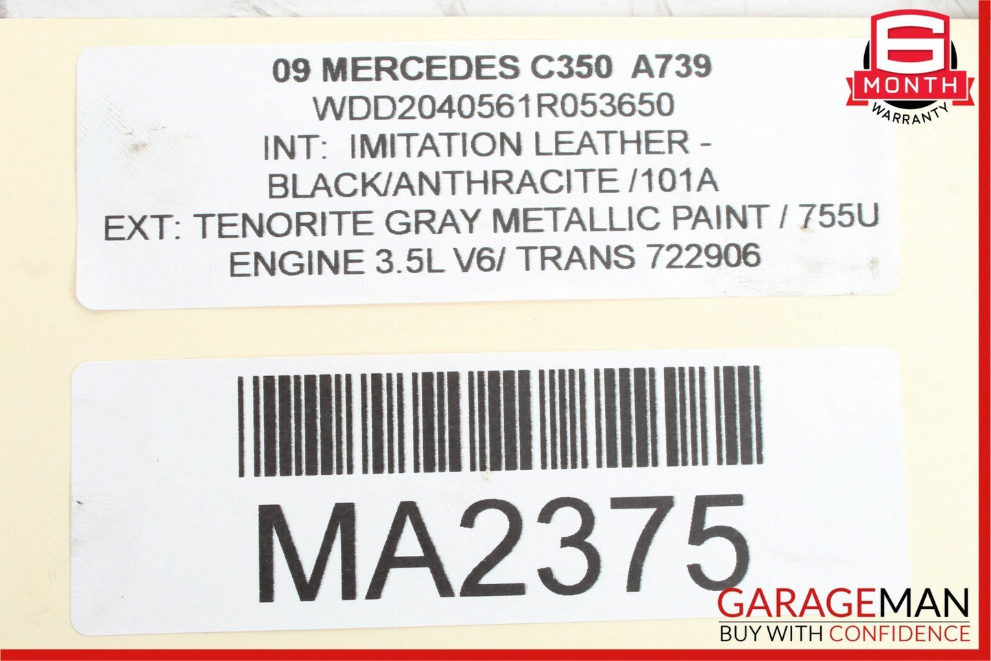 06-12 Mercedes W204 C350 E550 CLK350 Lower Oil Pan 2720100128 OEM
