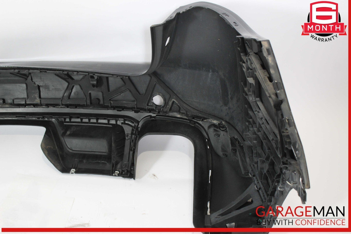 11-14 Porsche Cayenne 958 Rear Bumper Cover Panel Assembly Black OEM