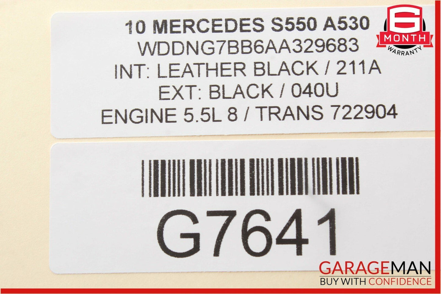10-13 Mercedes W221 S550 Rear Side Window Switch Control Module Q7 OEM
