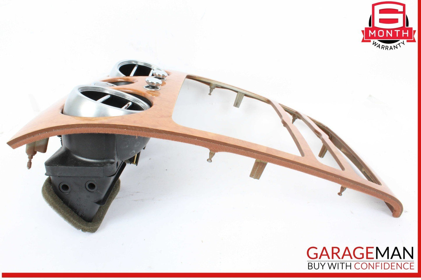 03-12 Bentley Continental GTC Central Dash Instrument Panel Trim w/ Air Vent OEM