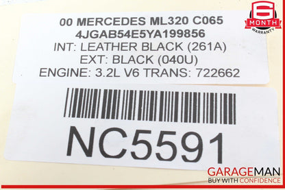 98-02 Mercedes W163 ML320 CLK320 E320 Engine Water Pump 1122010401 OEM