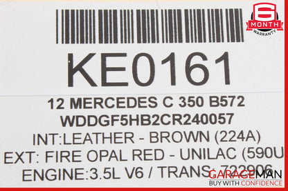 08-17 Mercedes W204 C350 E400 E550 Rear Trunk Lid Latch Lock Actuator OEM