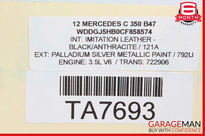 12-14 Mercedes W204 C350 C300 Rear Right Side Taillight Tail Light Lamp OEM