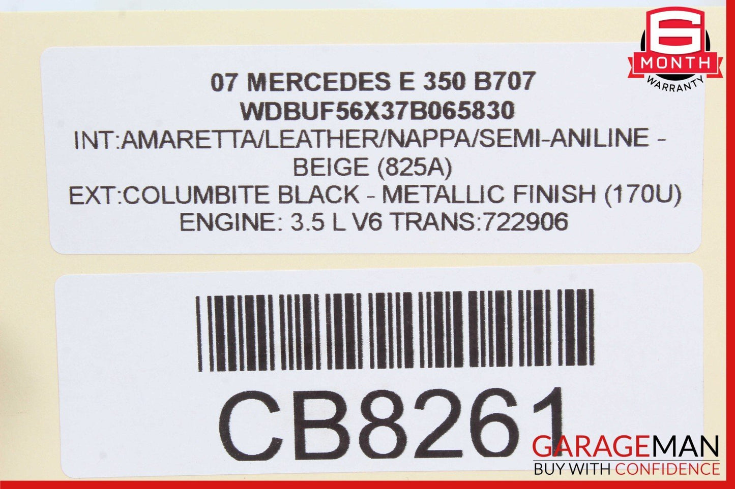 05-13 Mercedes E350 CL550 GL550 Front Left Side Engine Timing Chain Cover Plate
