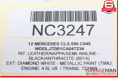 12-18 Mercedes W218 CLS550 4.6L Left Exhaust Pipe Adapter 2781400908 OEM