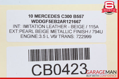 08-14 Mercedes W204 C300 C250 C63 AMG Overhead Dome Light Lamp 2048209701 OEM