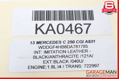 12-14 Mercedes W204 C250 1.8L Main Engine Motor Harness Wire Wiring Assembly