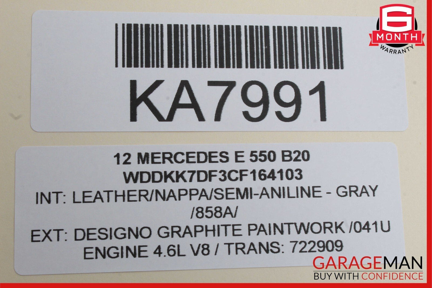08-18 Mercedes W212 E550 E350 Front Left Seat Control Module 1729007500 OEM