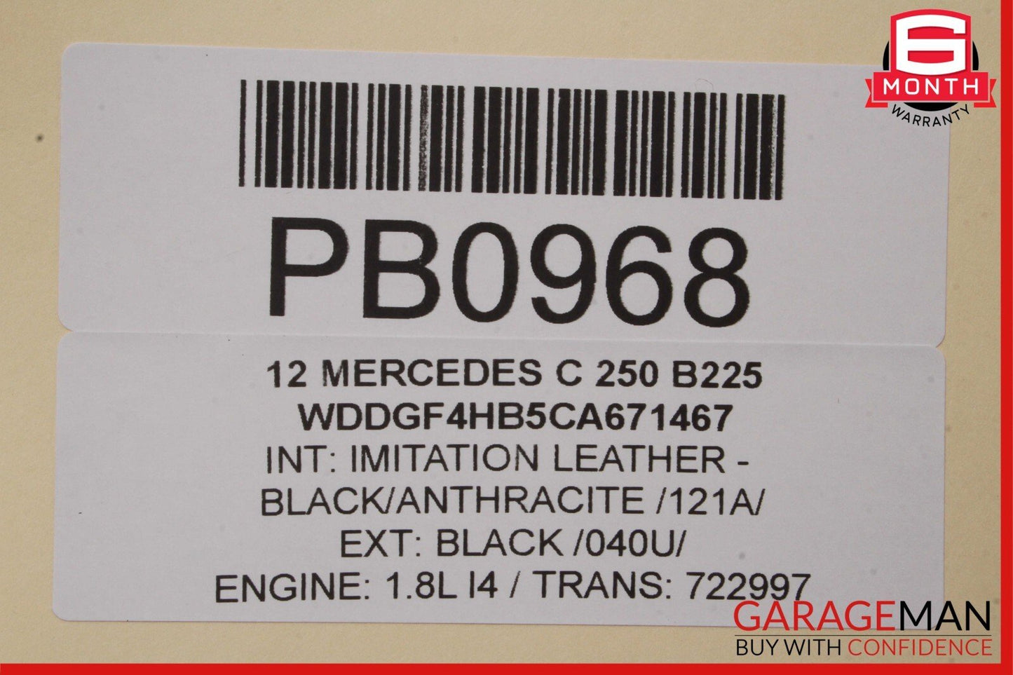 08-15 Mercedes W204 C350 GLK350 AC A/C Air Conditioning Condenser Assembly OEM