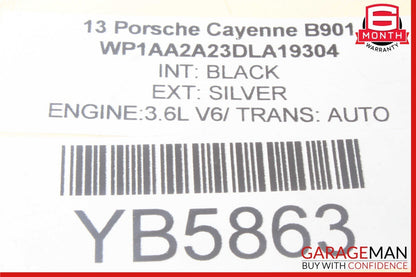11-18 Porsche Cayenne 958 S Rear Left Driver Side Wheel Spindle Knuckle Hub OEM