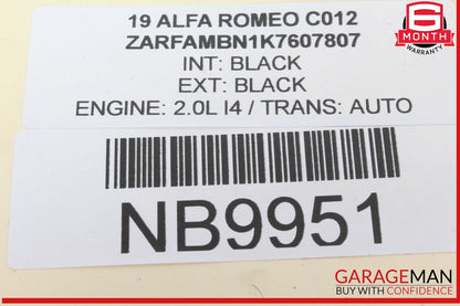17-22 Alfa Romeo Giulia Dashboard Glovebox Storage Compartment Red OEM