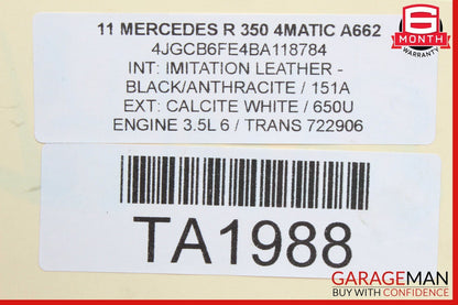 09-11 Mercedes W251 R350 Fuel Pump Motor 2514700994 OEM