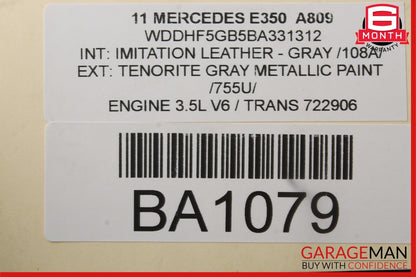 10-16 Mercedes W212 E350 E550 ABS Brake Hydraulic Pump Control Module Unit