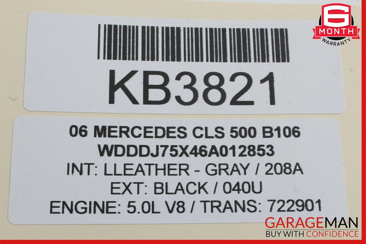 06-11 Mercedes W219 CLS500 CLS550 Rear Left Side Door Control Module Unit OEM