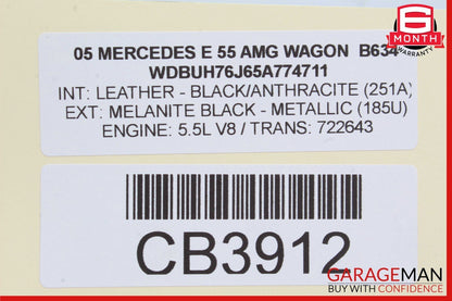03-08 Mercedes W211 E55 SL55 CLS55 AMG Engine Motor Upper Oil Pan 1130141804 OEM