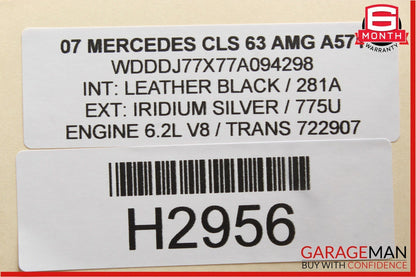 06-11 Mercedes W219 CLS500 CLS63 AMG Rear Right Door Computer Controller Module