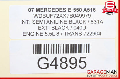 03-09 Mercedes W211 E350 Front Right Side Door Window Regulator Motor