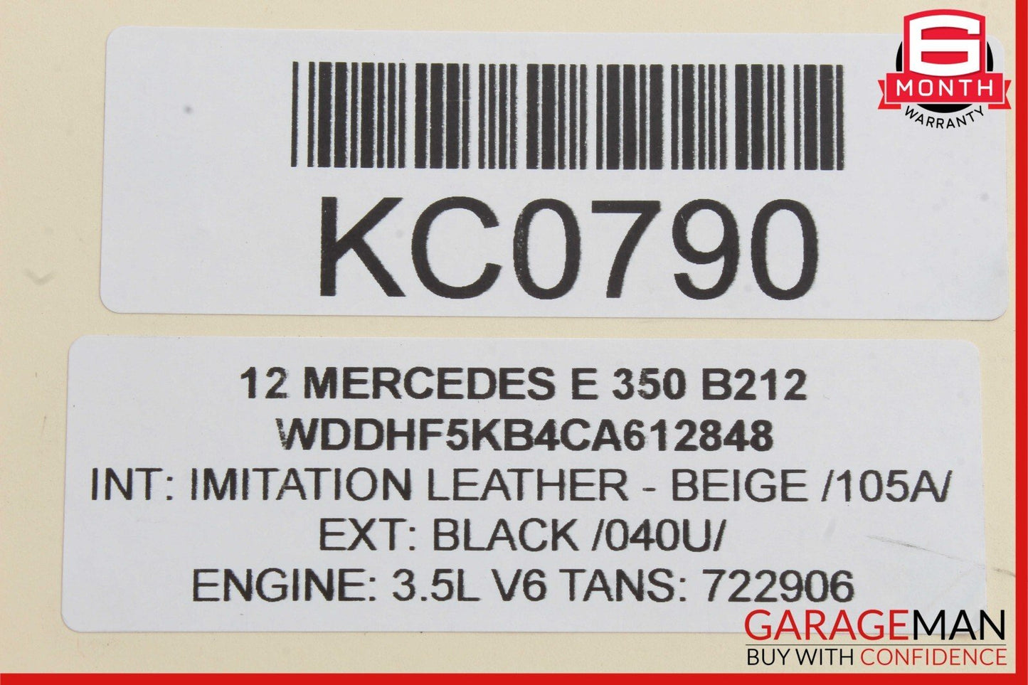 08-20 Mercedes SLC300 GLK350 E350 C300 Front Right Side Door Lock Latch Actuator