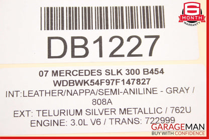 06-11 Mercedes R171 SLK300 722.9 7G-Tronic Automatic Transmission OEM 72k
