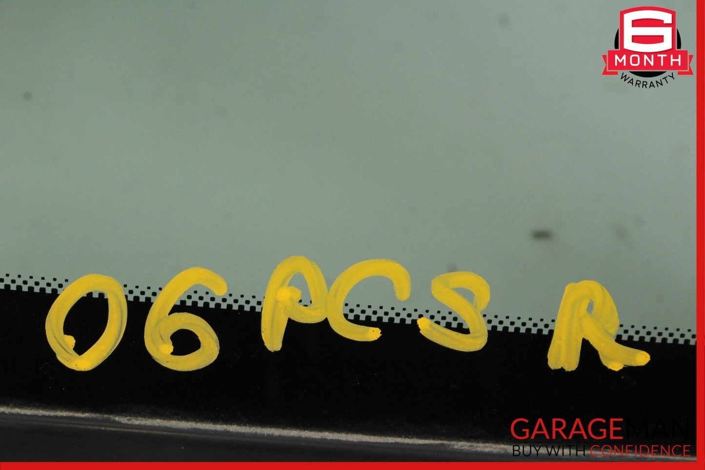 03-10 Porsche Cayenne 955 957 Rear Right Door Quarter Window Glass Panel Assy