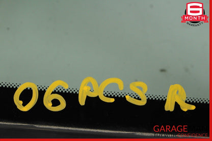 03-10 Porsche Cayenne 955 957 Rear Right Door Quarter Window Glass Panel Assy