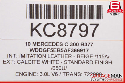 08-16 Mercedes C250 C300 E350 Front Right Side Door Window Regulator Motor Unit