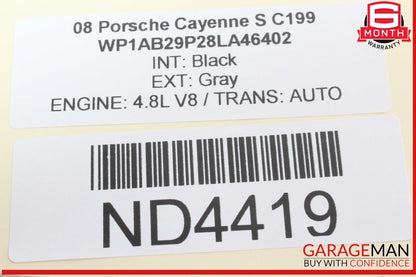03-10 Porsche Cayenne S 955 957 Rear Trunk Window Lid Hatch Tailgate Lock Latch
