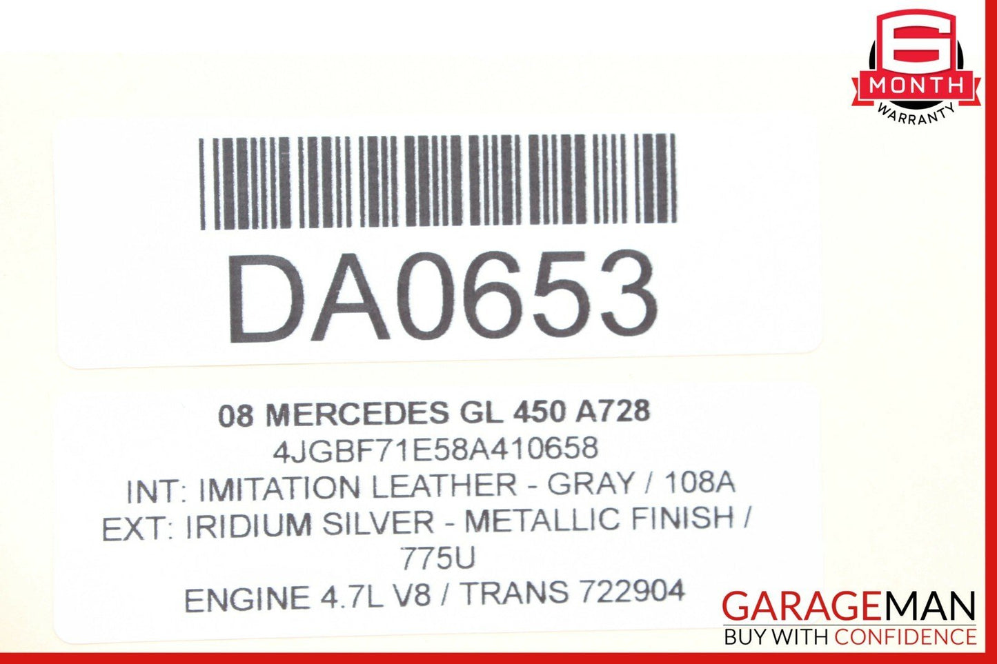 03-11 Mercedes X164 GL450 E350 Seat Control Module Front Left 2118704085 OEM
