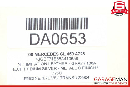03-11 Mercedes X164 GL450 E350 Seat Control Module Front Left 2118704085 OEM