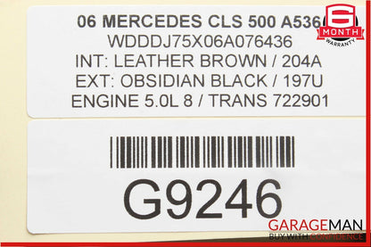 06-11 Mercedes W219 CLS500 Front Left Keyless Go Door Lock Latch Actuator OEM