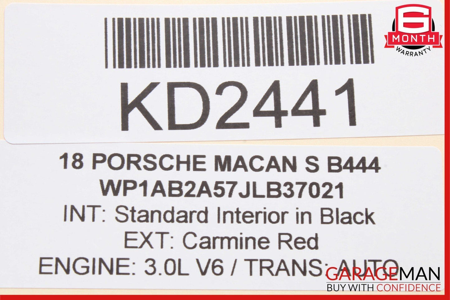 15-18 Porsche Macan Rear Right / Left Side Door Control Module Unit OEM