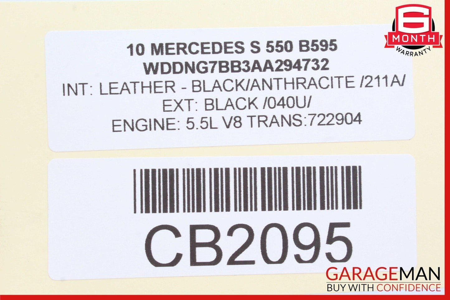 10-13 Mercedes W221 S550 S350 Brake Master Cylinder Power Booster 2214303130 OEM