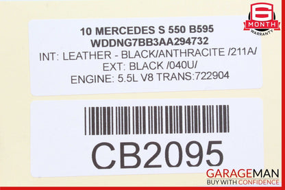 10-13 Mercedes W221 S550 S350 Brake Master Cylinder Power Booster 2214303130 OEM