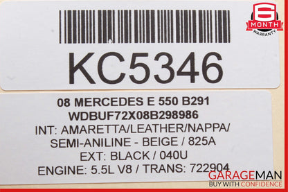 03-12 Mercedes W211 E550 E350 Under Seat Control Module Front Right Side OEM